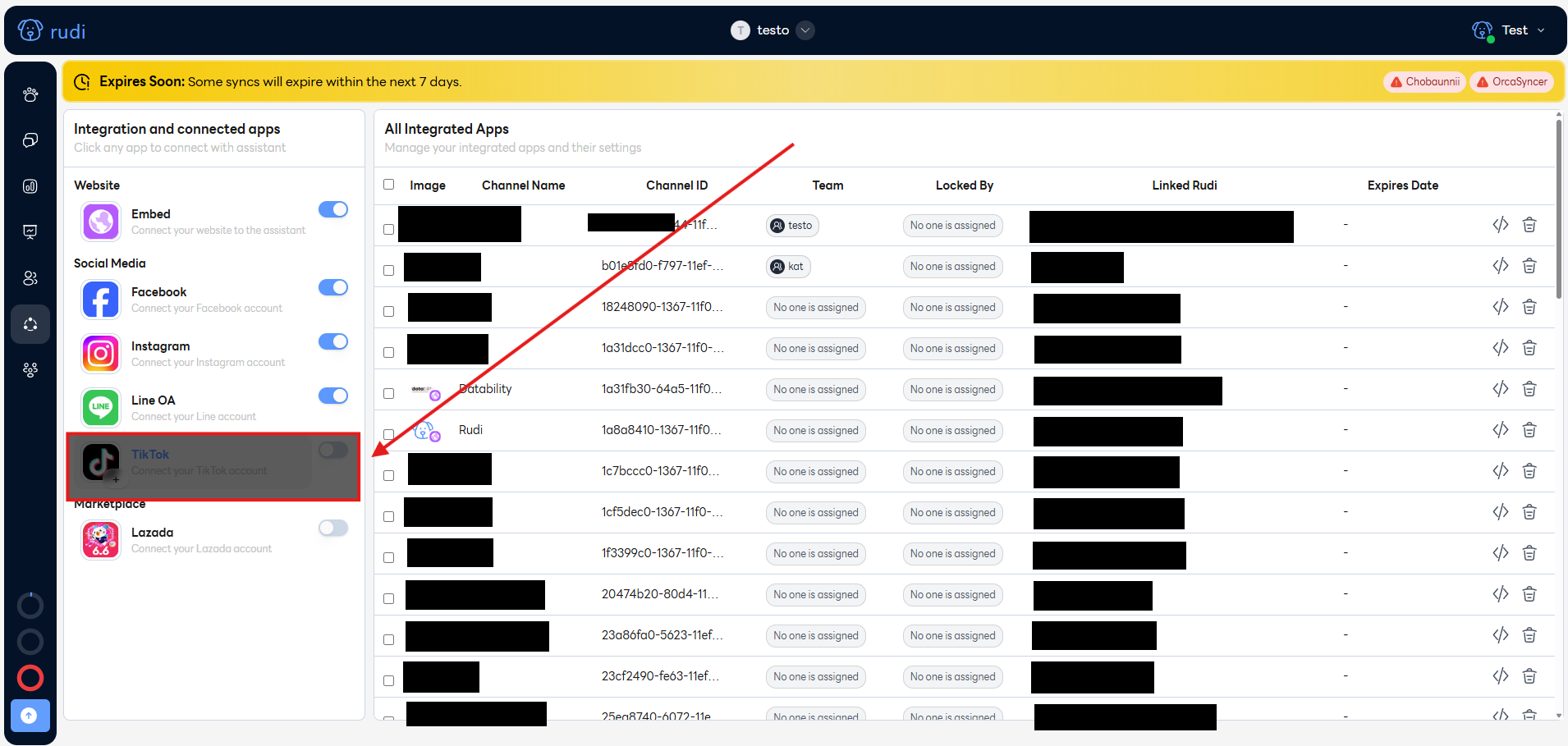 Click TikTok Integration