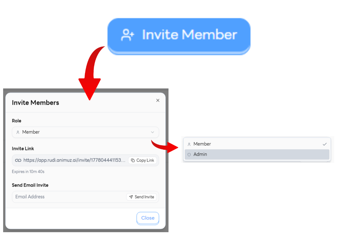 Invite Member