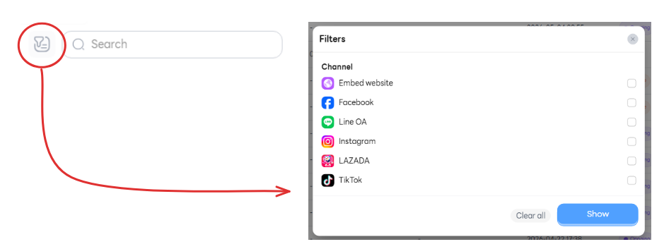 Search &amp; Filters