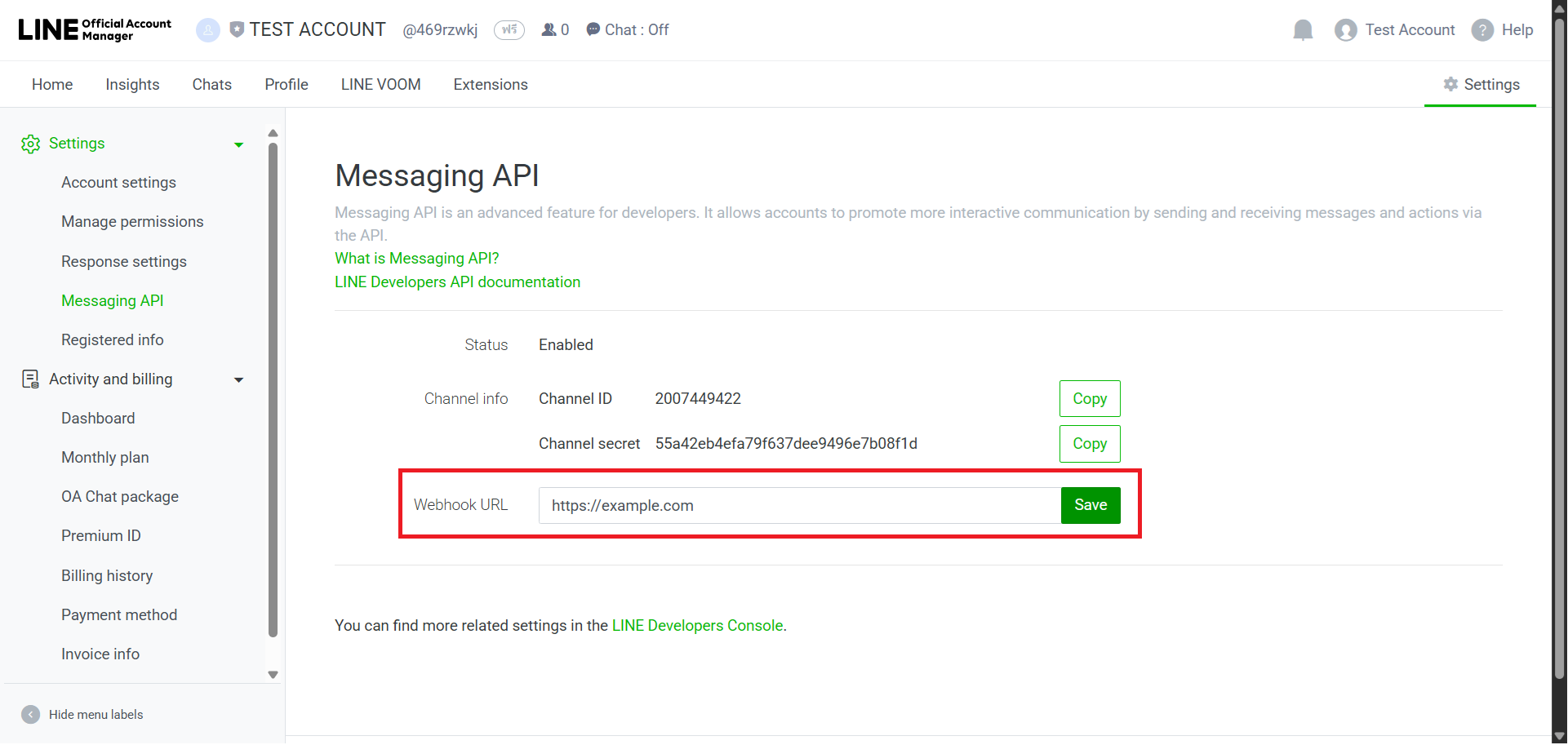 Create Webhook