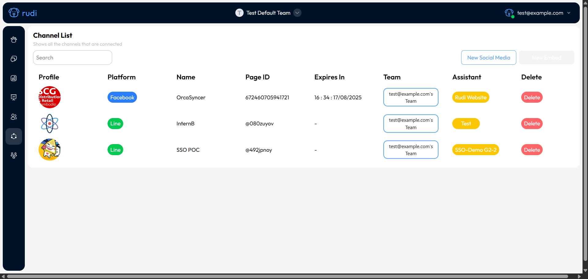Sync Page