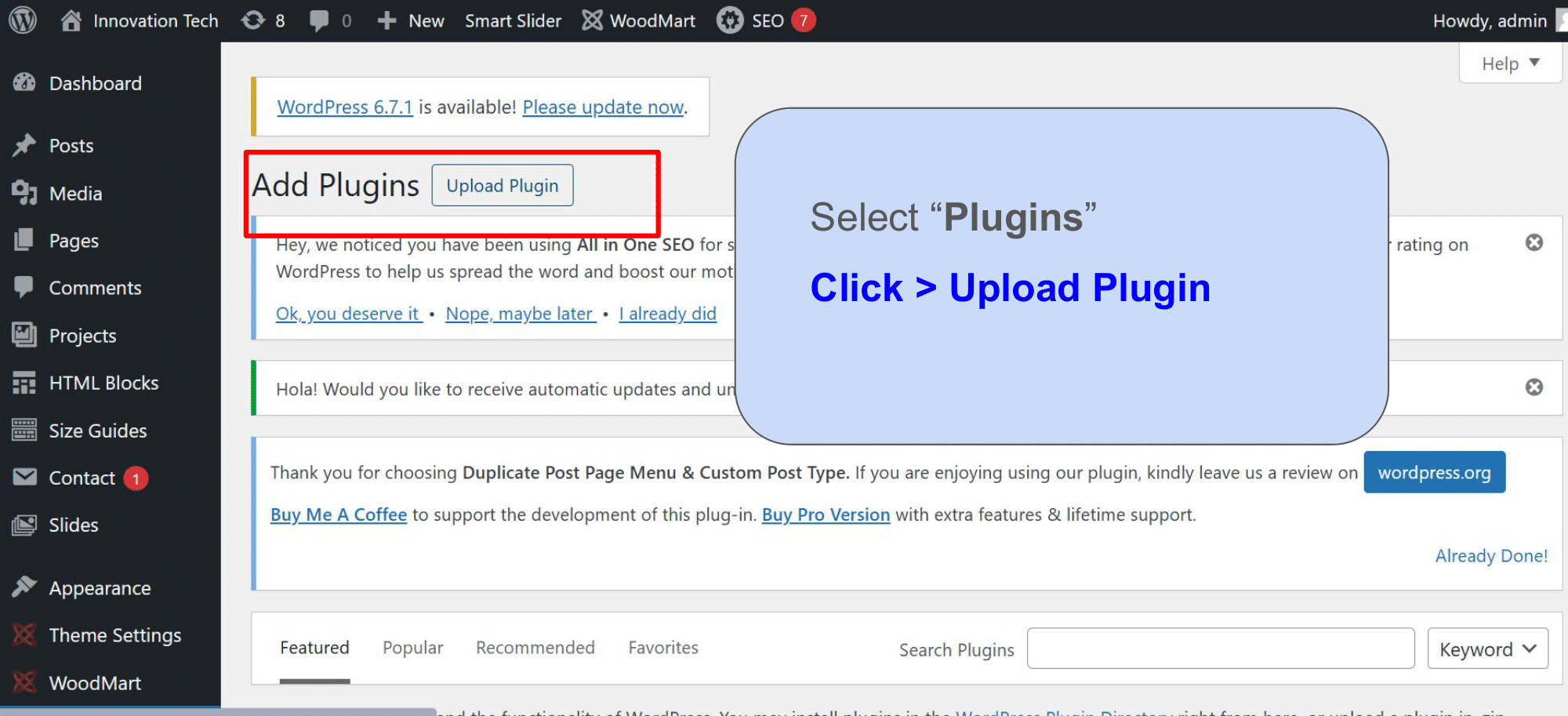 Upload Plugin