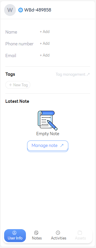Contact Details Panel Preview